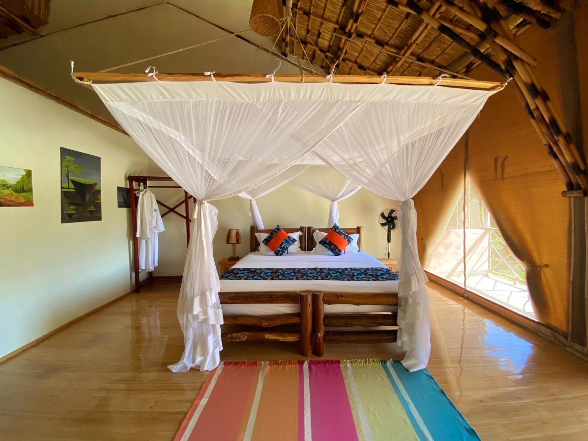 Murchison Falls Bamboo Village Paraa Exterior foto